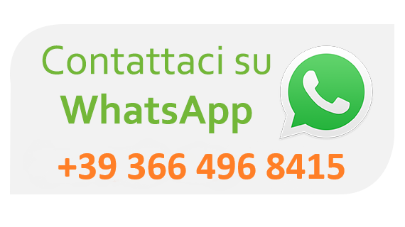 Chiamaci su WhatsApp +39 366 496 8415