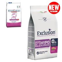 EXCLUSION HYPOALLERGENIC DIET PER CANI CON MAIALE E PISELLI MEDIUM LARGE BREED SACCO 12 KG