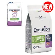 EXCLUSION INTESTINAL DIET PER PUPPY CON MAIALE E RISO SMALL BREED SACCO 800 G