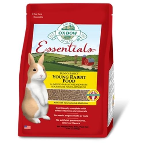 Oxbow Young Rabbit Food Kg2,27 Pellet Base Di Erba Medica Essentials -  Alterfarma